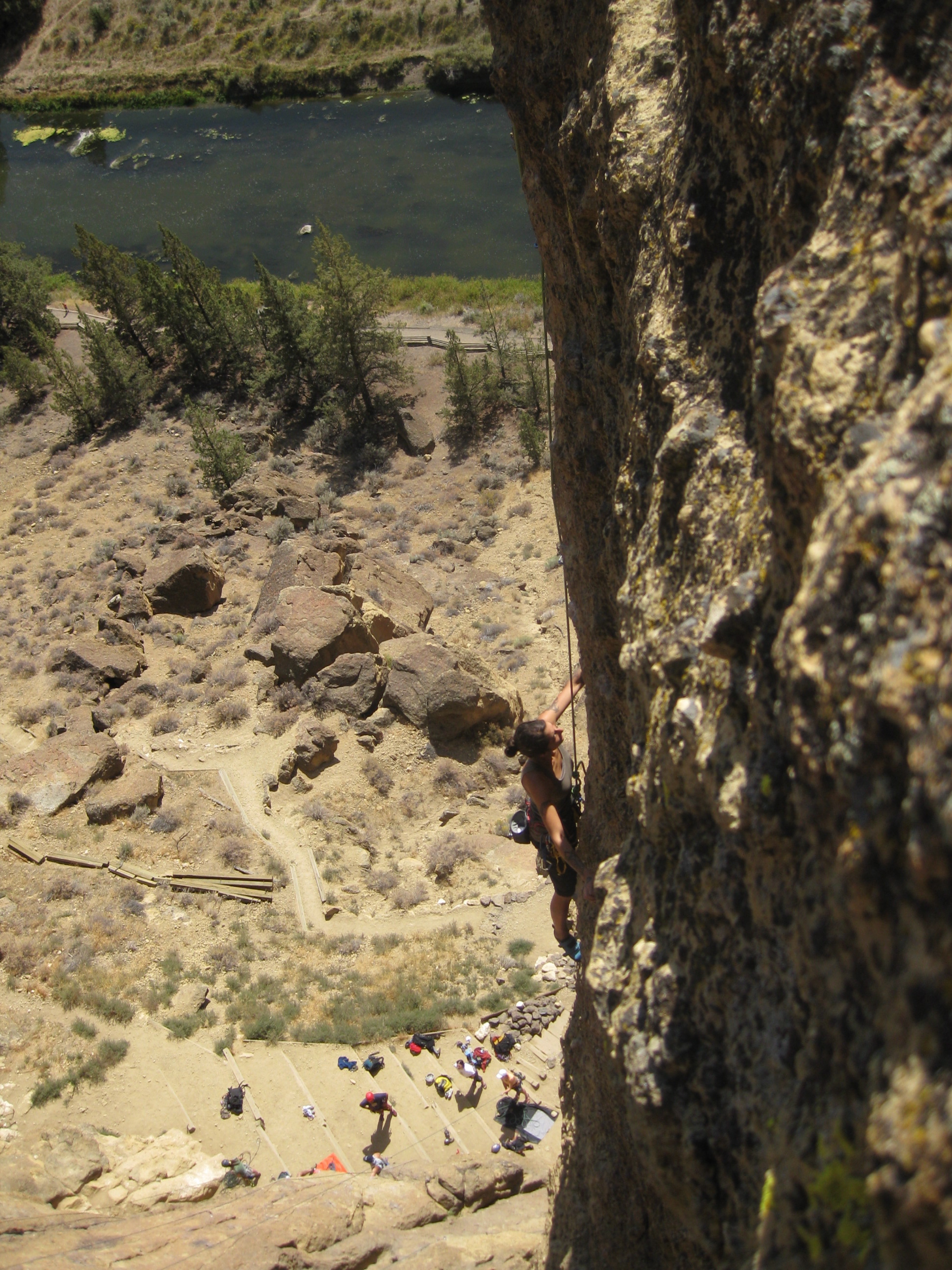 Alix Northup Ypga Rock Climbing